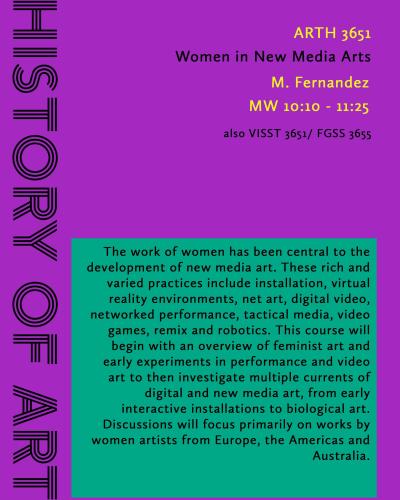 Course Flyers | Department of History of Art and Visual Studies